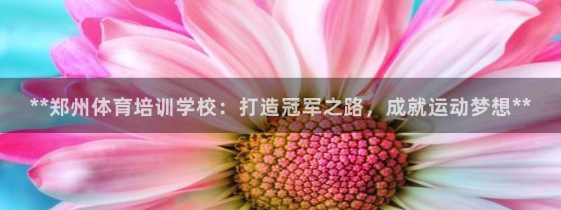 耀世平台代理多少钱一个：**郑州体育培训学校：打造冠