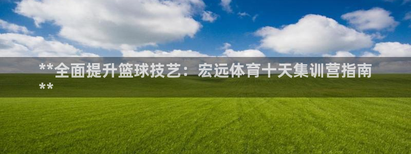 耀世捷科技：**全面提升篮球技艺：宏远体育十天集训营