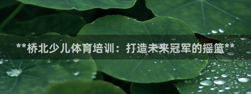 耀世平台先 585341 耀世：**桥北少儿体育培训