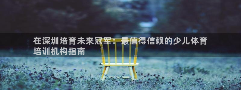 耀世娱乐脚本下载：在深圳培育未来冠军：最值得信赖的少